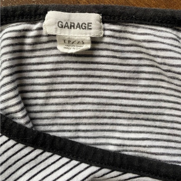 Garage Hopeless Romantic Striped T-Shirt XS - Picture 3 of 4